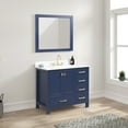 thumbnail image 2 of 36" Freestanding Bathroom Vanity with Sink - Navy Blue, 2 of 13