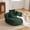 Emerald, variant on Leumius Chaise Lounge Indoor,Plush Chenille Upholstered Single Sofa Bed with Wooden Sofa Legs and Armrests,Armchairs Reading Chairs for Living Room,Olive Green
