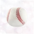 thumbnail image 4 of OUNONA 1Pcs 4.7In Creative Plush Ball Toy Simulation Baseball for Kids Birthday Party White, 4 of 8