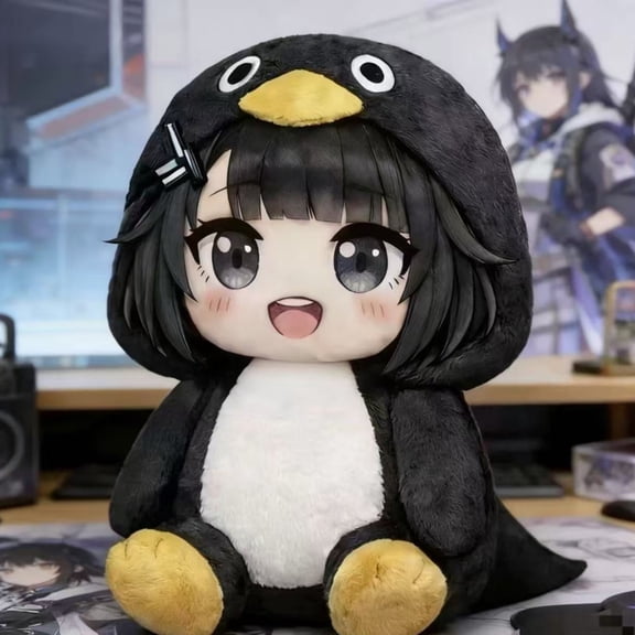 Cute Gugu Gaga Plush Doll 25cm Penguin Gugugaga Plush Hot Meme Peripheral Stuffed Toys Birthday Gift