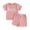 Pink, variant on Bagilaanoe 2pcs Brother Sister Matching Outfits Toddler Baby Boy Girl Shorts Set Short Sleeve Letter Embroidery T Shirt Tops   Shorts 12M 18M 24M 3T 74T 5T Kids Casual Summer Clothes