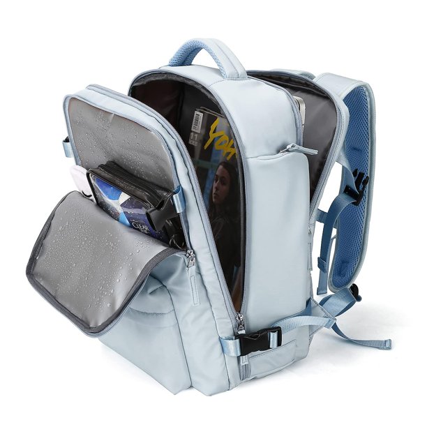 Mochila de viaje grande para mujer, mochila de senderismo, mochila impermeable para deportes al aire libre, mochila escolar para ordenador portátil de 15,6 pulgadas brillar Electrónica