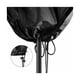 thumbnail image 4 of Funda para sombrilla de exterior de tela Oxford 420D, funda protectora para sombrilla de exterior contra rayos UV y viento para sombrilla compensada, 280 x 30/81/46 cm, color negro, 4 of 5