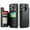 Black, variant on For iPhone 16 Pro Case with Card Holder, Wallet Case for Women Men with RFID Blocking, Durable Leather Kickstand Magnetic Clasp Shockproof for iPhone 16 Pro