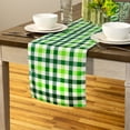thumbnail image 2 of Northlight Chemin de Table à Carreaux Verts 72 Pouces, 2 of 5