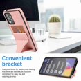 thumbnail image 2 of Dteck Galaxy A52 5G Case Card Holder Wallet Shockproof Protective Cover with Card Slot and Slim Purse Leather Case for Samsung A52 5G (Rosegold), 2 of 6