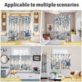 thumbnail image 5 of Blue Coastal Starfish Kitchen Curtains Window Panels, Beach Nautical Shell Eucalyptus Rustic Insulated Window Treatment Curtain, Grommet Curtains for Bedroom/Living Room/Bathroom, 2 Piece 52"Wx45"L, 5 of 8