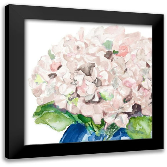 Pinto, Patricia 12x12 Black Modern Framed Museum Art Print Titled - Fresh Pink Flower