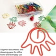 thumbnail image 4 of 100pcs Metal Paper Clips,Bookmarks Hand Shape Paperclips Bookmark Marking Document Organizing Clip,Hand Shape Paper Clips For Office Supplies Gifts, 4 of 8