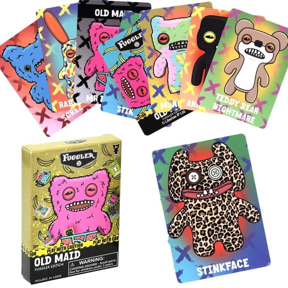 Fuggler Old Maid Game Includes 36 Cards, age 3