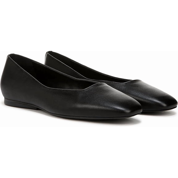 Naturalizer Women's Chelsea Slip On Ballet Flat Black Leather 5M