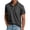 Black, variant on Mens Polo Shirts Distressed Washed Golf Shirt Short Sleeve Button Down Denim Shirt Casual Classic Vintage Shirts Oversized Boxy Tee Shirts with Pocket Purple 2XL