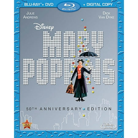 Mary Poppins (50th Anniversary Edition) (Blu-ray + DVD + Digital (Best Blu Ray Writer)