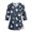 Blue, variant on Halloween Scrub Tops Women V-Neck Short Sleeve Work Shirts, Halloween Medical Shirt with Pockets Beige L