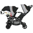 thumbnail image 2 of Baby Trend Sit N Stand Double Stroller, Millennium Orange, 2 of 6
