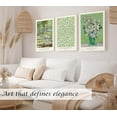 thumbnail image 4 of Induslyfe Large Framed Grass Wall Art Canvas Decor Set of 3, Matisse Wall Art Framed Prints Posters Mid Century Modern Art, Aesthetic Floral Botanical wall art for bedroom living room bathroom 18x24, 4 of 7