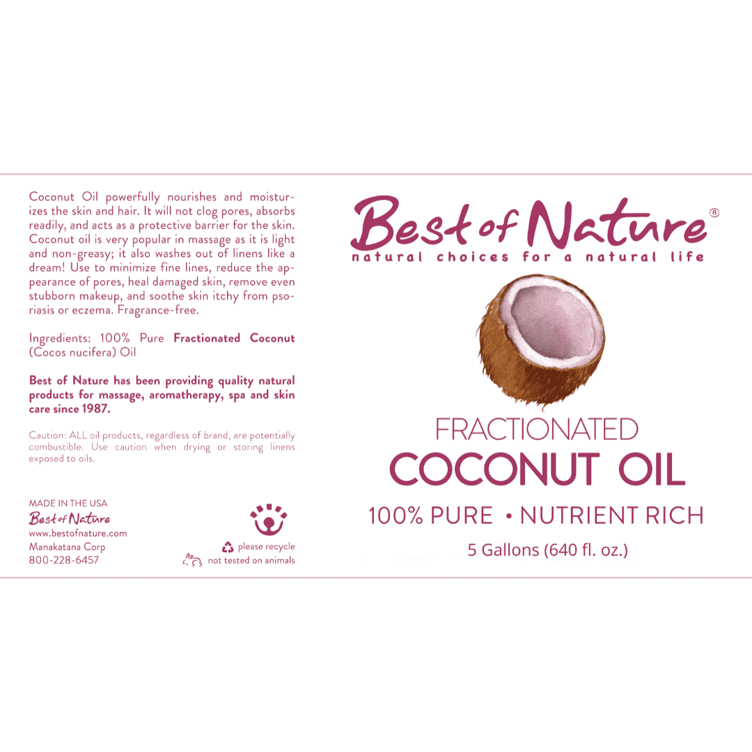 Best of Nature 100% Pure Fractionated Coconut Massage & Body Oil