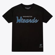 Men's Mitchell & Ness Black Washington Wizards Vintage Wordmark T-Shirt