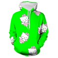 thumbnail image 3 of Chandail à Capuchon Kawaii Hello Kitty pour Femmes, Chandail d'Automne Ample, Haut Ample, Chandail Coréen, Mode pour Femmes, Chandail à Capuchon Hello Kitty Anime, 3 of 7
