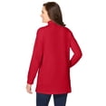 thumbnail image 2 of Woman Within Plus Size Perfect Long-Sleeve Mockneck Tee (Petite Available), 2 of 6