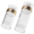 thumbnail image 6 of EXHUMKY Set of 2 Golden Airless Vacuum Pump Bottles, Refillable Travel Lotion Dispensers for Skincare and Cosmetics, 6 of 8