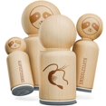 thumbnail image 2 of Shrimp Solid Rubber Stamp for Stamping Crafting Planners - 1/2 Inch Mini, 2 of 4