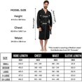 thumbnail image 4 of Luxurious Men's Cotton Robe Knit Bathrobe, 4 of 8