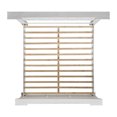thumbnail image 3 of Hera King Panel Bed in Rustic White, 3 of 8
