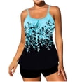 thumbnail image 2 of Traje de baño tankini de verano para mujer, talla grande, estampado, bikini dividido, traje de baño de dos piezas para mujer, trajes de baño tankini para mujer, traje de baño de 2 piezas para mujer, t, 2 of 6