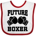 thumbnail image 3 of Inktastic Boxing Future Boxer Boys or Girls Baby Bib, 3 of 4