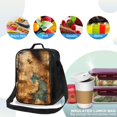 thumbnail image 4 of Balery Antique Map Adventure Scene Caja de Almuerzo y Bolsa de Almuerzo para Hombres y Mujeres, Bolsa de Almuerzo Reutilizable con Gran Capacidad, Bolsa de Almuerzo Aislada, 4 of 7
