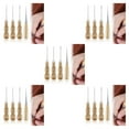thumbnail image 3 of relayinert 4pcs Durable Sewing Repair Tools Awl With Wooden Handle Versatile DIY Hand Tool 5Set, 3 of 6