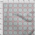 thumbnail image 3 of oneOone Cotton Flex White Fabric Geometric Fair Isle Pattern Craft Projects Decor Fabric Printed By The Yard 40 Inch Wide, 3 of 4