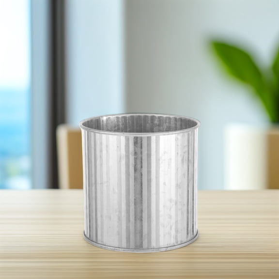 BESTYASH Rustic Metal Flower Bucket Versatile Decorative Item for Home
