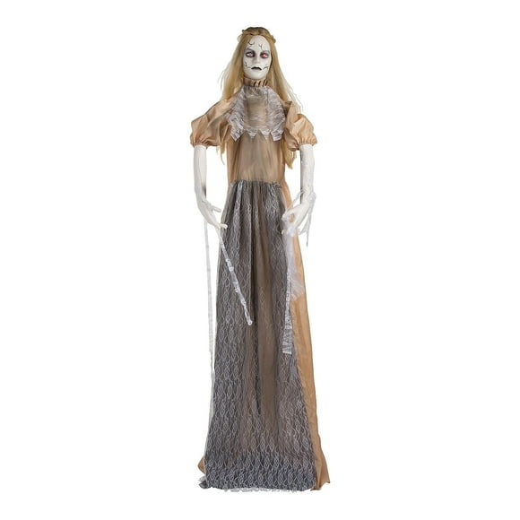 Fun Express Animated Zombie Bride Standing Halloween Decoration. 1 Piece