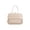 Beige, variant on Tdxkok Large Capacity Travel Wash Bag Cosmetic Organizer Portable Toiletry Bag for Business Trips 11.02*7.87*5.12IN Beige