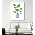 thumbnail image 2 of Giant Art Canvas  24x32 Croton In Blue Pot Framed in Multi-Color, 2 of 3