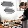 thumbnail image 2 of Leutsin Turntables for Kitchen,11 Inch Lazy Susans for Kitchen On Sale,Non-Skid Lazy Susan Organizers,Pantry Organization and Storage,Kitchen,Fridge,Bathroom Makeup Vanity Countertop,Spice Rack, 2 of 6