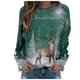 thumbnail image 2 of Pntutb, tops para hombres y mujeres, sudadera con estampado navideño de invierno, tops tipo jersey Pntutb Pntutb-1242, 2 of 7