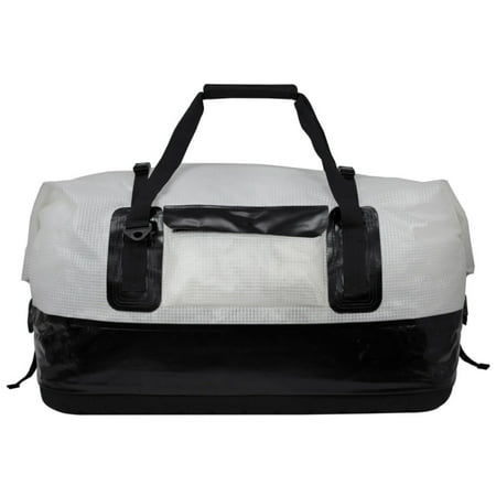 Extreme Max 3006.7351 Dry Tech Water-Resistant Roll-Top Duffel Bag - 110 Liter, Clear
