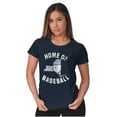 thumbnail image 3 of State of New York Home Of Baseball Womens Slim Fit Graphic Tee Brisco Brands L, 3 of 5