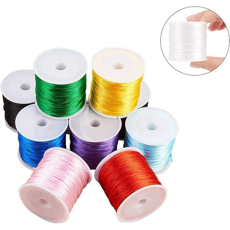 1roll/30m 1mm Nylon Cord For Diy Jewelry Making, Braiding, Suitable For  Bracelets And Necklaces Production