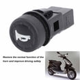thumbnail image 4 of Interruptor De Bocina De Motocicleta, Interruptor De Botón De Bocina OEM ABS De Larga Duración Mejora La Seguridad De Conducción Respuesta Rápida Para Fly 100125150 4T, 4 of 7