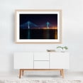 thumbnail image 6 of The Arthur Ravenel Bridge - Charleston South Carolina Photography Bridge Night Sky Architecture City Scenic Harbor Travel Poster Unframed Wall Art Print 4 x 6 inches, 6 of 7