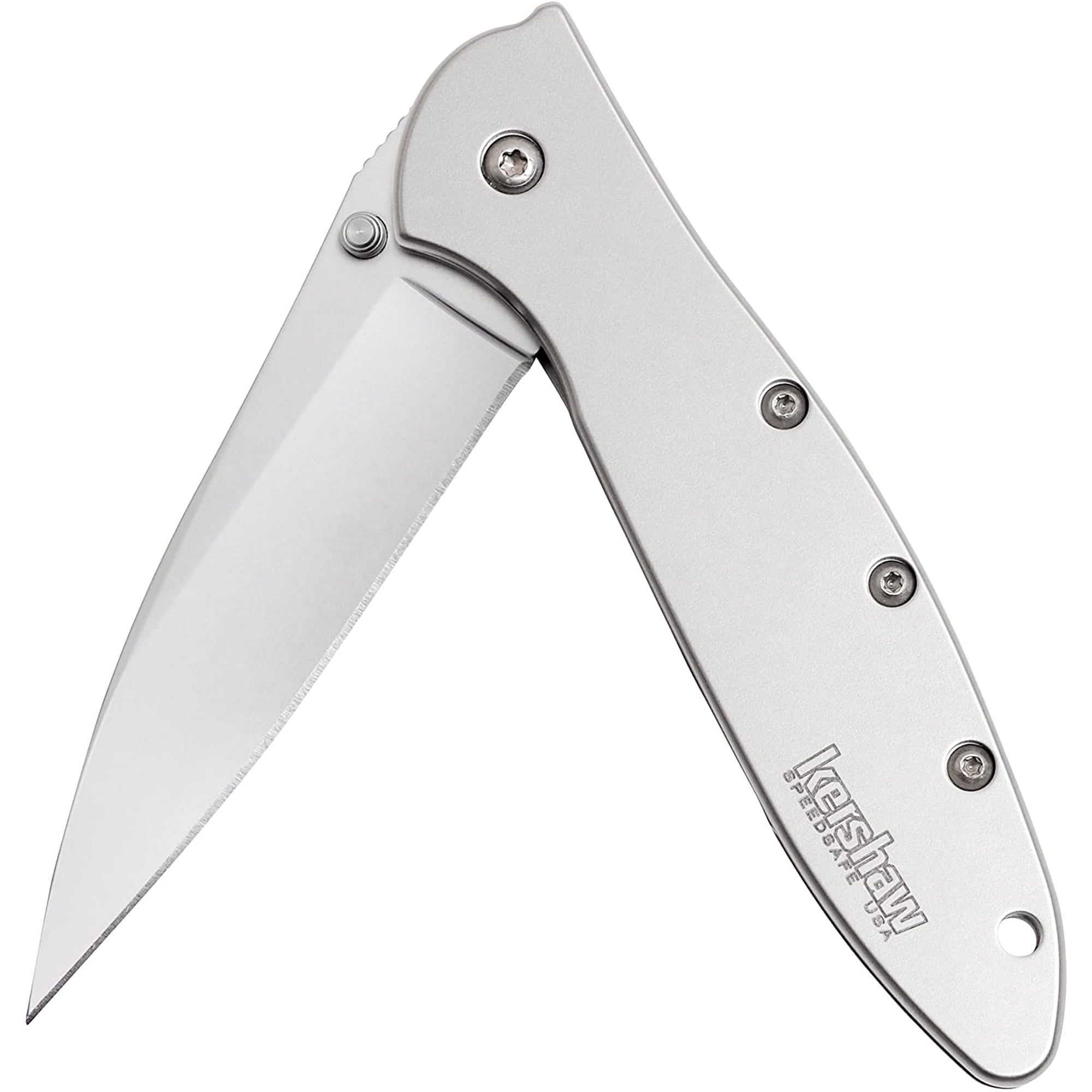 Kershaw Leek Pocket Knife 3 14C28N Stainless Steel Drop Point Blade Spring Assisted Knife Folding EDC Pocketknife