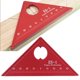 thumbnail image 5 of Regla Triangular de aleación de aluminio multifunción, herramienta de marcado de carpintero para carpintería (Regla de trazador de carpintero ES-1), 5 of 8