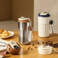 thumbnail image 4 of letairis Coffee Thermos With Temperature Display Coffee Hot And Hands Cool Portable And Practical Leak-proof Silver coffee, 4 of 6