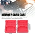 thumbnail image 3 of Memory Card Case Holder Organizer, Water , ABS and TPE Material, Shock , Compact Design, for 4 Type B 4 Type A 4 Storage Card 12 Memory Card 5 SIM Cards, Multifunctional, Easy to, 3 of 7