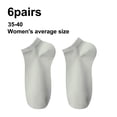 thumbnail image 2 of Chaussettes Basses Invisibles pour Femmes Confortables avec Manchette Élastique, 2 of 5
