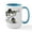 White/Blue Inside, variant on CafePress - Foxhound Bubbles Large Mug - 15 oz Ceramic Large White Novelty Mug